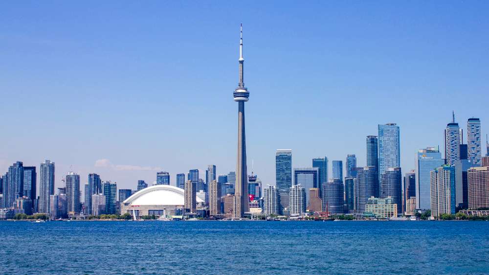 A vibrant street scene in Toronto