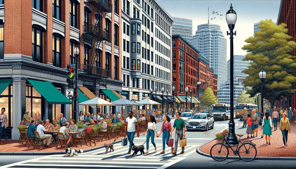 A vibrant street scene in Commonwealth
