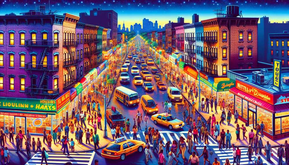 A vibrant street scene in Little Haiti