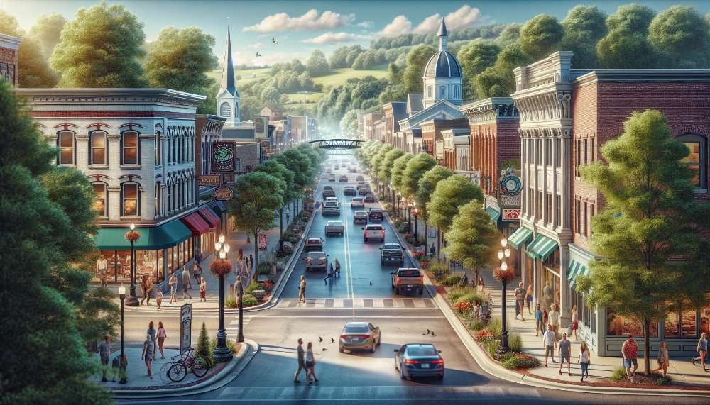 A vibrant street scene in Yorkville