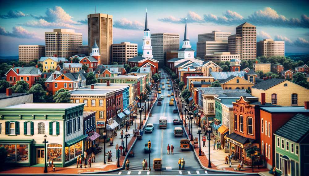 A vibrant street scene in North Lawndale